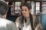 連続テレビ小説「ばけばけ」より、夙川アトム演じる荒金九州男