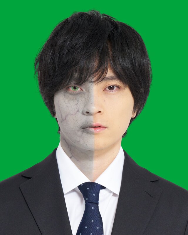 芳村宗治郎演じる新宮龍馬の“半分ゾンビ”ビジュアル