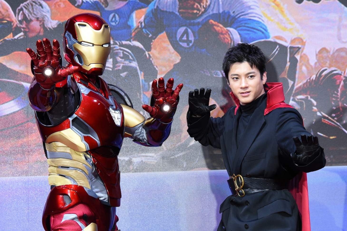 左からアイアンマン、山田裕貴