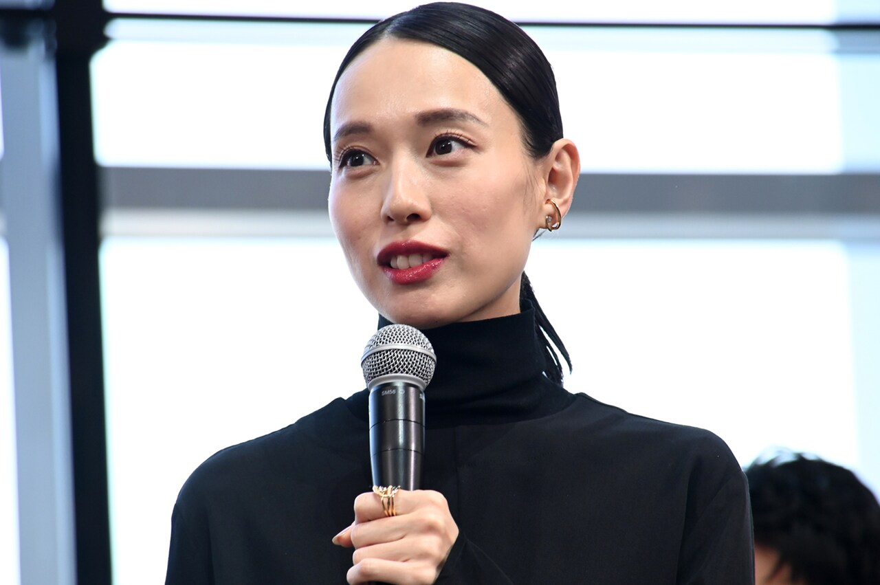 日曜劇場「リブート」制作発表会見に出席した戸田恵梨香 [画像
