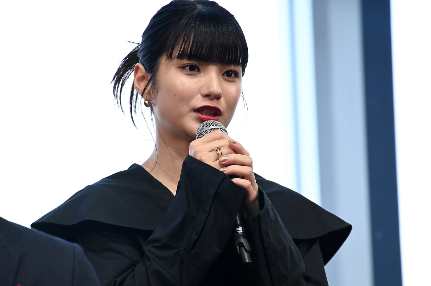 日曜劇場「リブート」制作発表会見に出席した蒔田彩珠