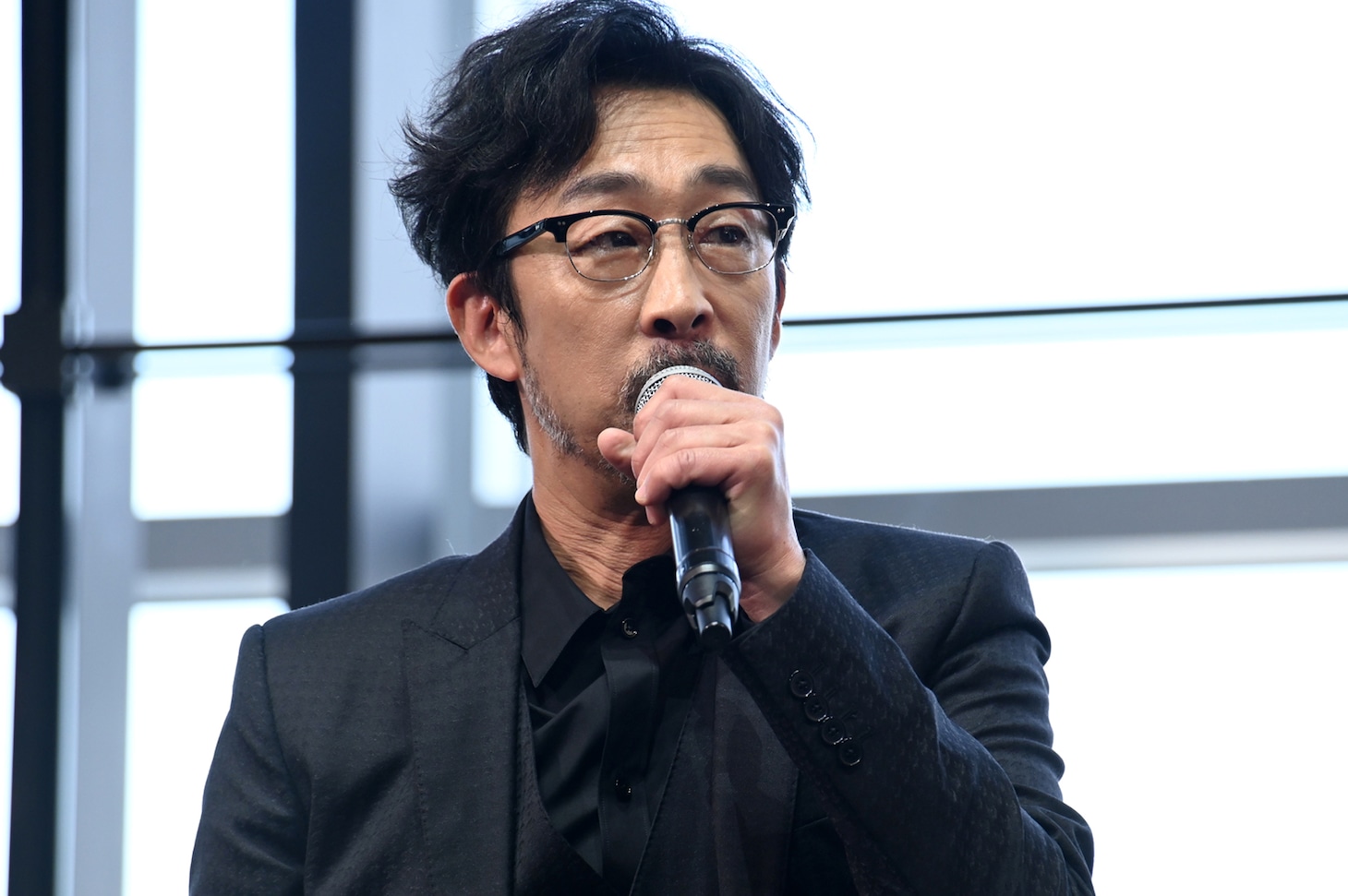 日曜劇場「リブート」制作発表会見に出席した北村有起哉