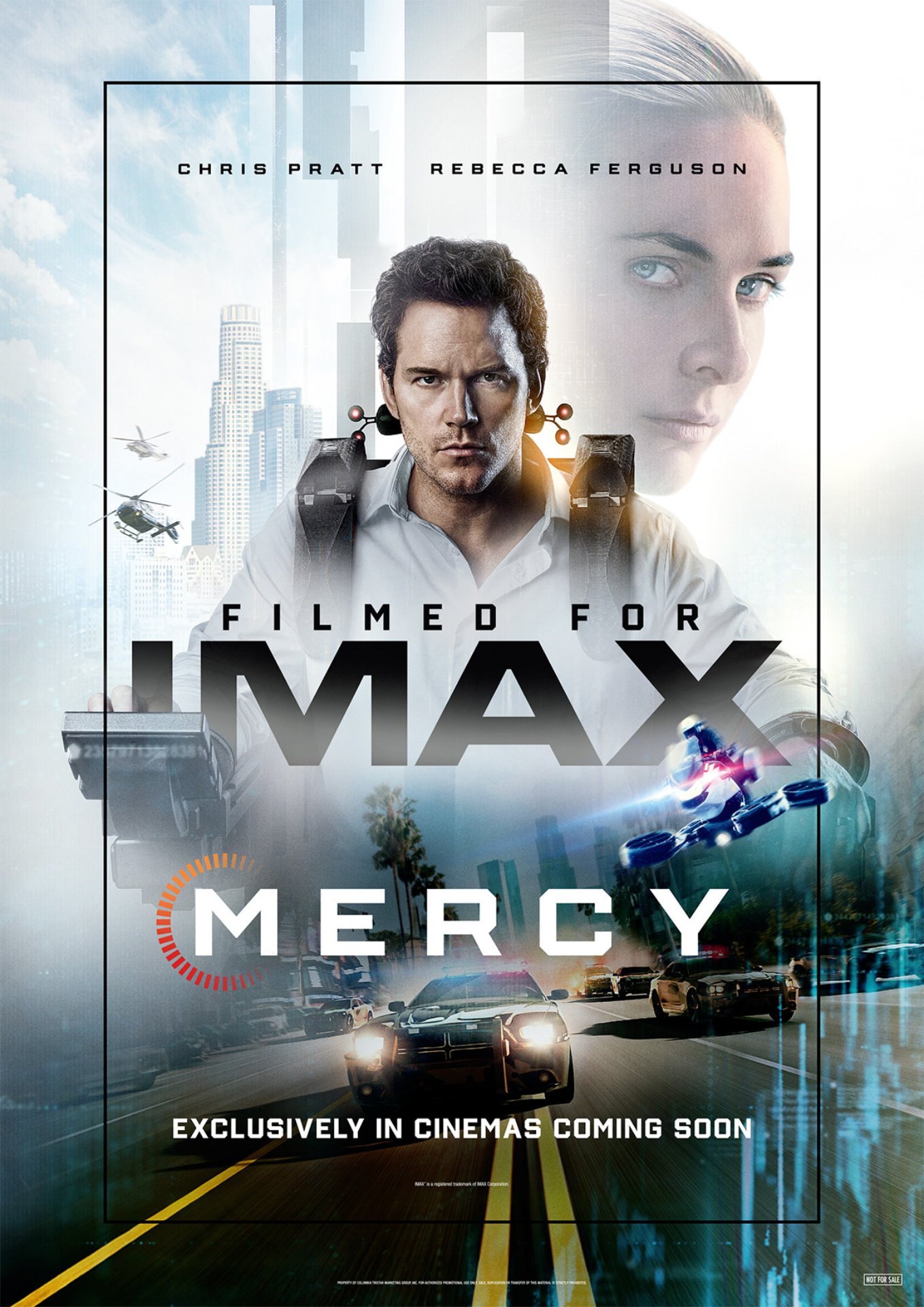 「MERCY／マーシー AI裁判」IMAX入場者プレゼントのA3ポスター