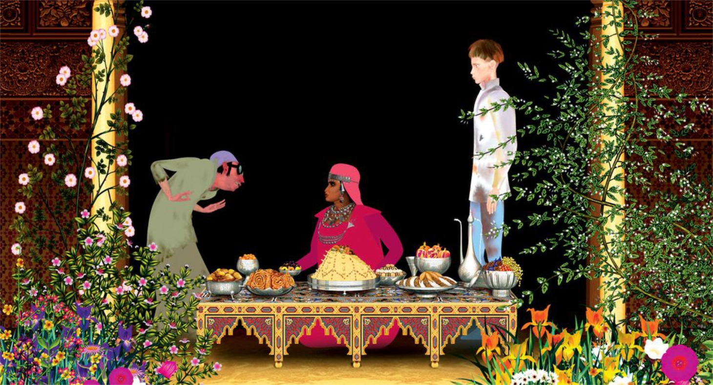 「アズールとアスマール」場面カット ©2006 Nord-Ouest Production - Mac Guff Ligne - Studio O - France 3 Cinéma - Rhône-Alpes Cinéma - Artémis Production - Zahorimédia - Intuitions Films - Lucky Red