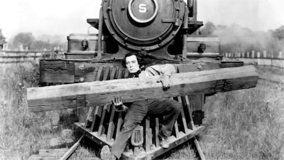 「キートンの大列車追跡」場面写真 ©D.R.