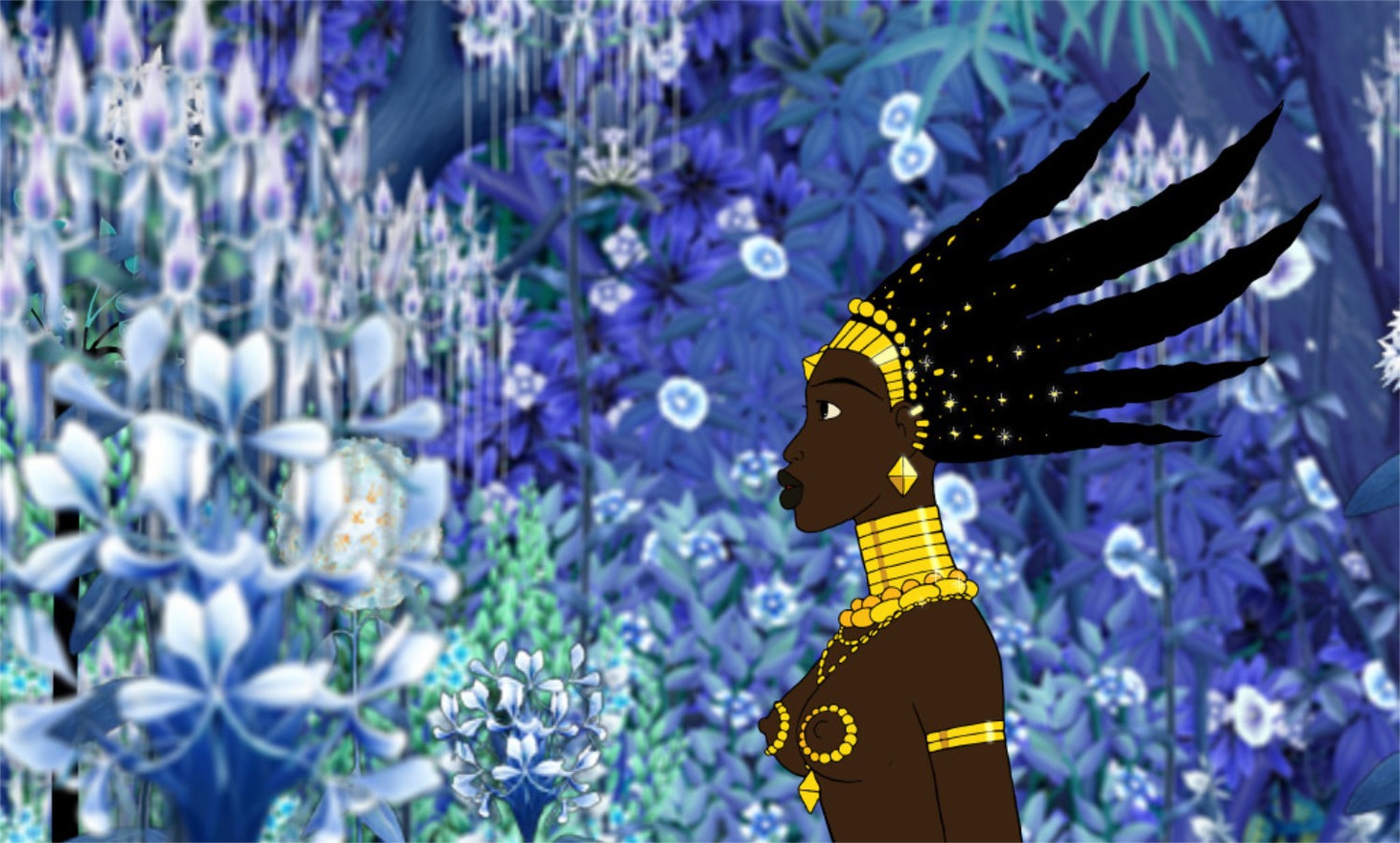 「キリクと魔女」場面カット ©Les Armateurs / Odec Kid Cartoons / France 3 cinema / Studio O / RTBF / Monipoly / TEF / Exposure.