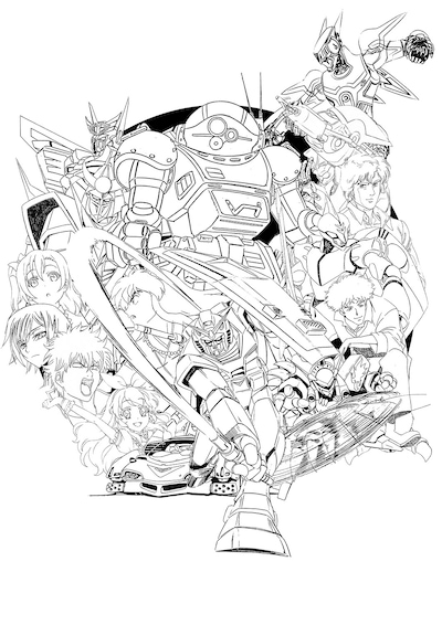 「サンライズ50周年」プロジェクトのティザービジュアル