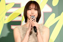 映画「万事快調〈オール・グリーンズ〉」公開記念舞台挨拶に登壇した南沙良