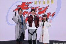 左から赤羽流河、長田光平、角心菜