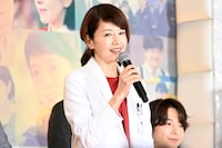 ドラマ「科捜研の女 ファイナル」ファンミーティングに出席した榊マリコ役の沢口靖子。「皆さん、いつも画面越しに応援していただいて、本当にありがとうございます！」とファンに感謝した