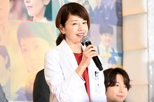 ドラマ「科捜研の女 ファイナル」ファンミーティングに出席した榊マリコ役の沢口靖子。「皆さん、いつも画面越しに応援していただいて、本当にありがとうございます！」とファンに感謝した