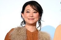 「2時間サスペンスTHE MOVIE シリーズ」製作発表会見に登壇した友近