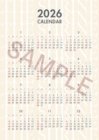 「神社 悪魔のささやき」ムビチケカード第2弾特典の「カレンダーカード2026」裏面