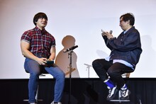 左から青木マッチョ、行定勲