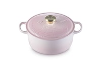 シグニチャー ココット・ロンド 24cm グリンダレリーフシェルピンク（税込5万5000円）