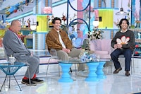 「A-Studio+」1月23日放送回の様子。左から笑福亭鶴瓶、伊藤英明、藤ヶ谷太輔