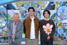 「A-Studio+」1月23日放送回の様子。左から笑福亭鶴瓶、伊藤英明、藤ヶ谷太輔