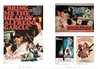 「サム・ペキンパー＆セルジオ・レオーネ オリジナル映画ポスターの世界」より、「ガルシアの首」