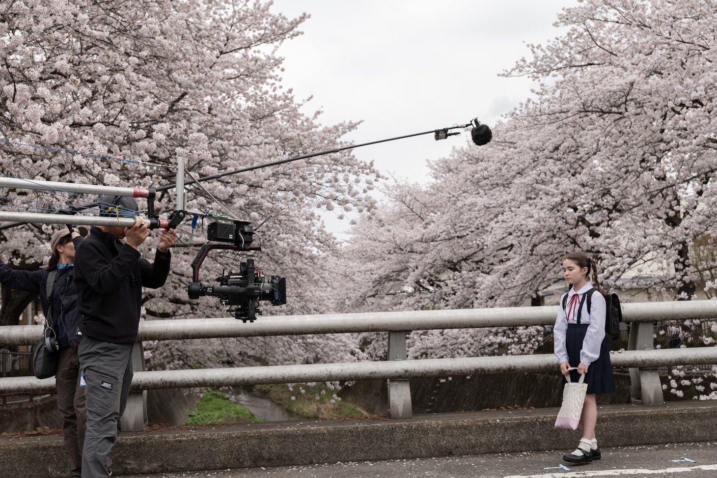 「レンタル・ファミリー」メイキング写真
