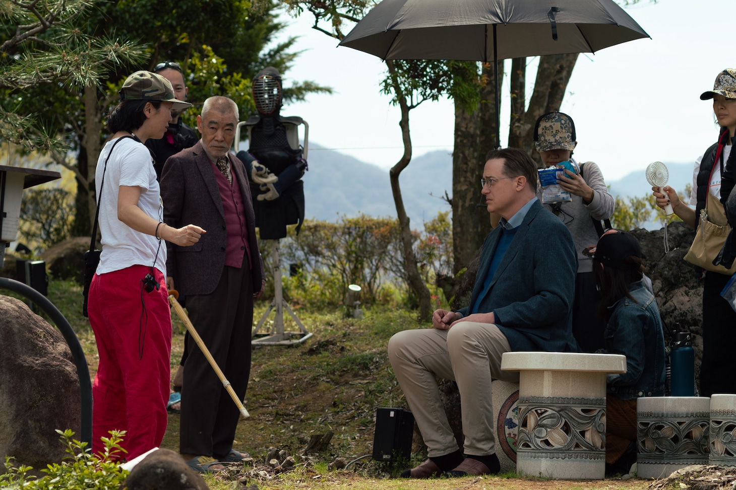 「レンタル・ファミリー」メイキング写真