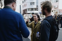 「レンタル・ファミリー」メイキング写真