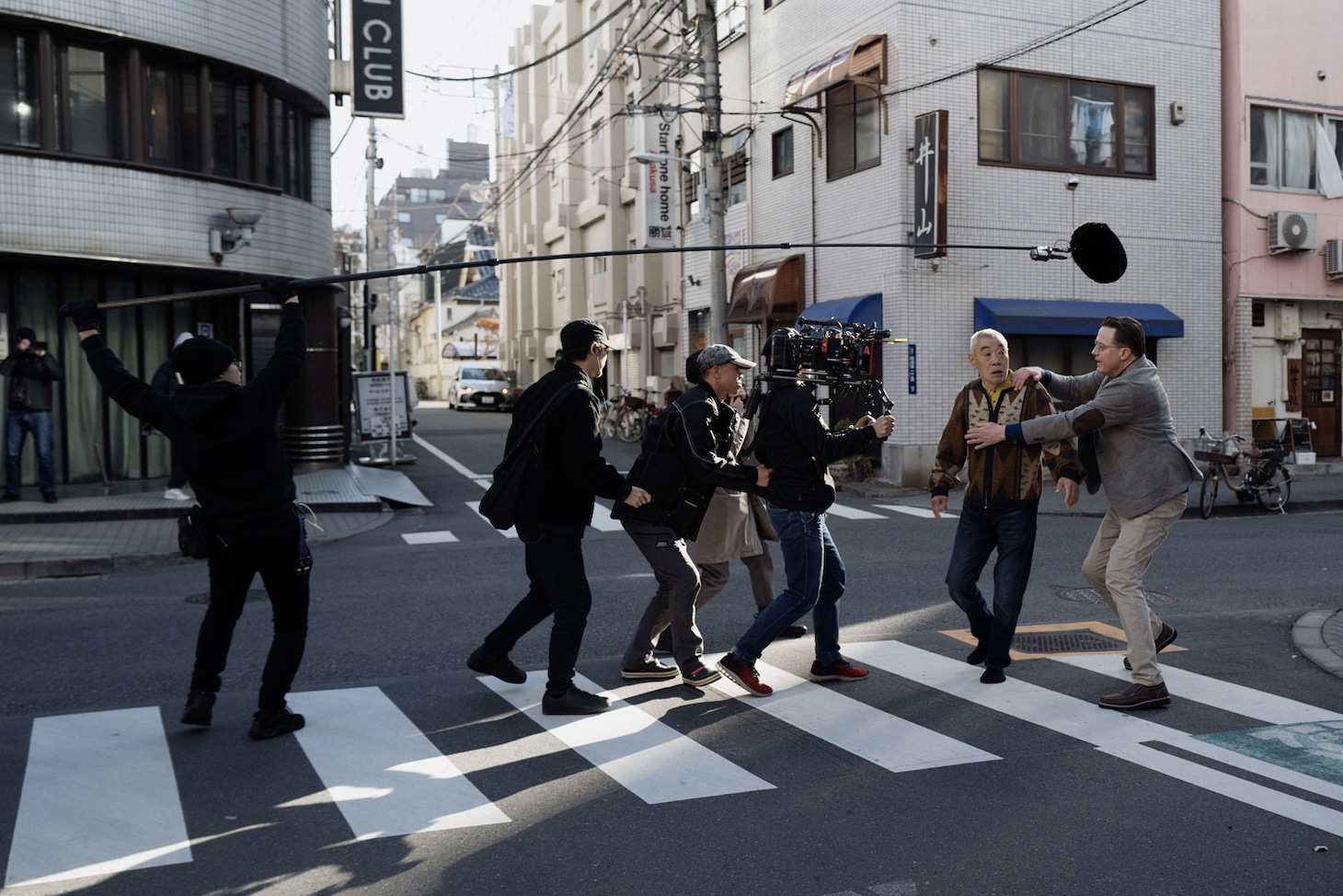 「レンタル・ファミリー」メイキング写真