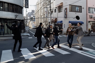 「レンタル・ファミリー」メイキング写真
