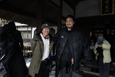 「レンタル・ファミリー」メイキング写真