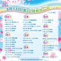 「映画ひみつのアイプリ まんかいバズリウムライブ！」全国公開劇場一覧