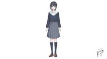 葉山煌（CV：原菜乃華） (c)映画「君と花火と約束と」製作委員会