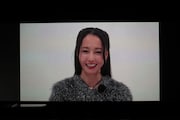 映画「#拡散」で新聞記者・福島美波を演じた沢尻エリカ。ビデオメッセージが披露された