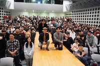 「超かぐや姫！」特別上映会の様子。HAL東京の学生も参加した