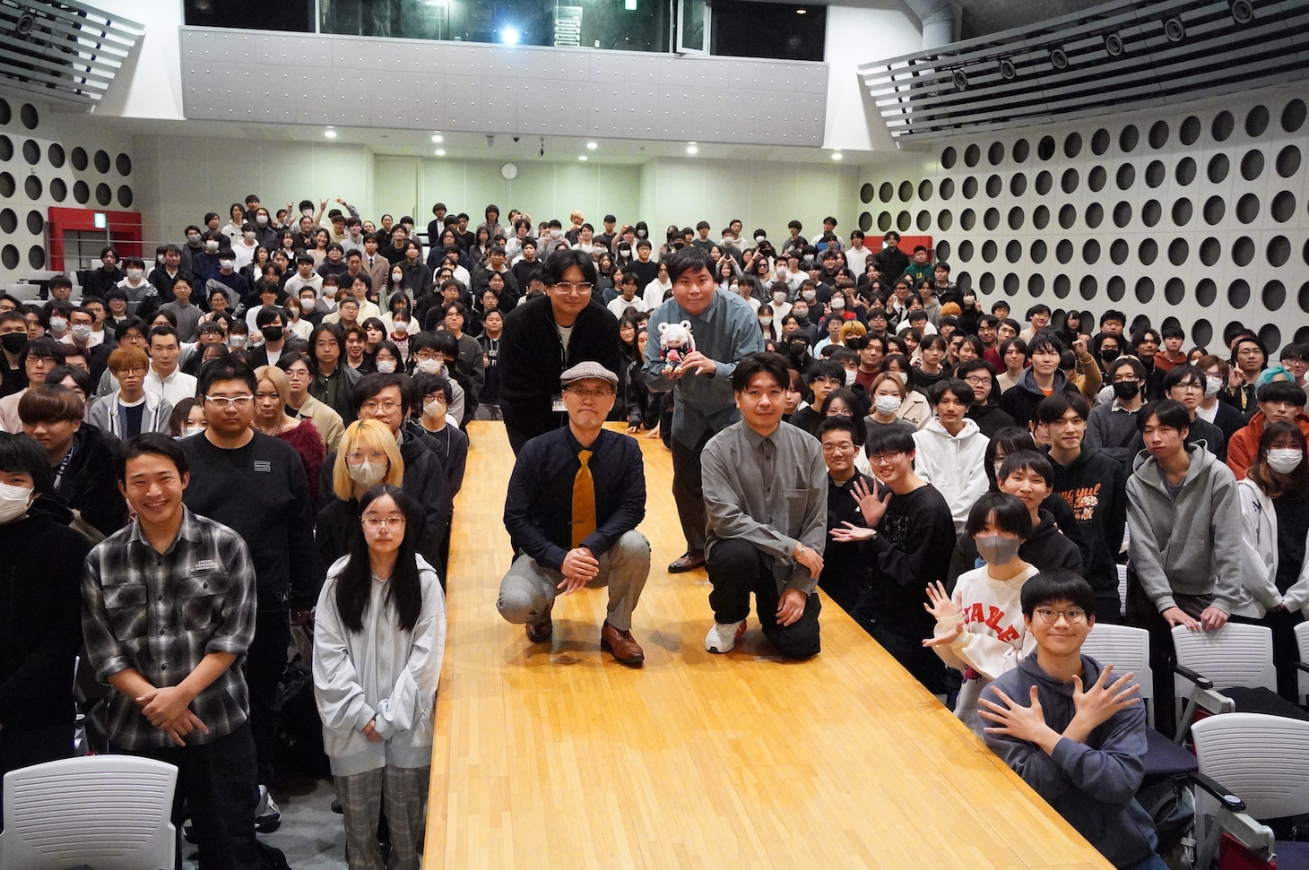 「超かぐや姫！」特別上映会の様子。HAL東京の学生も参加した