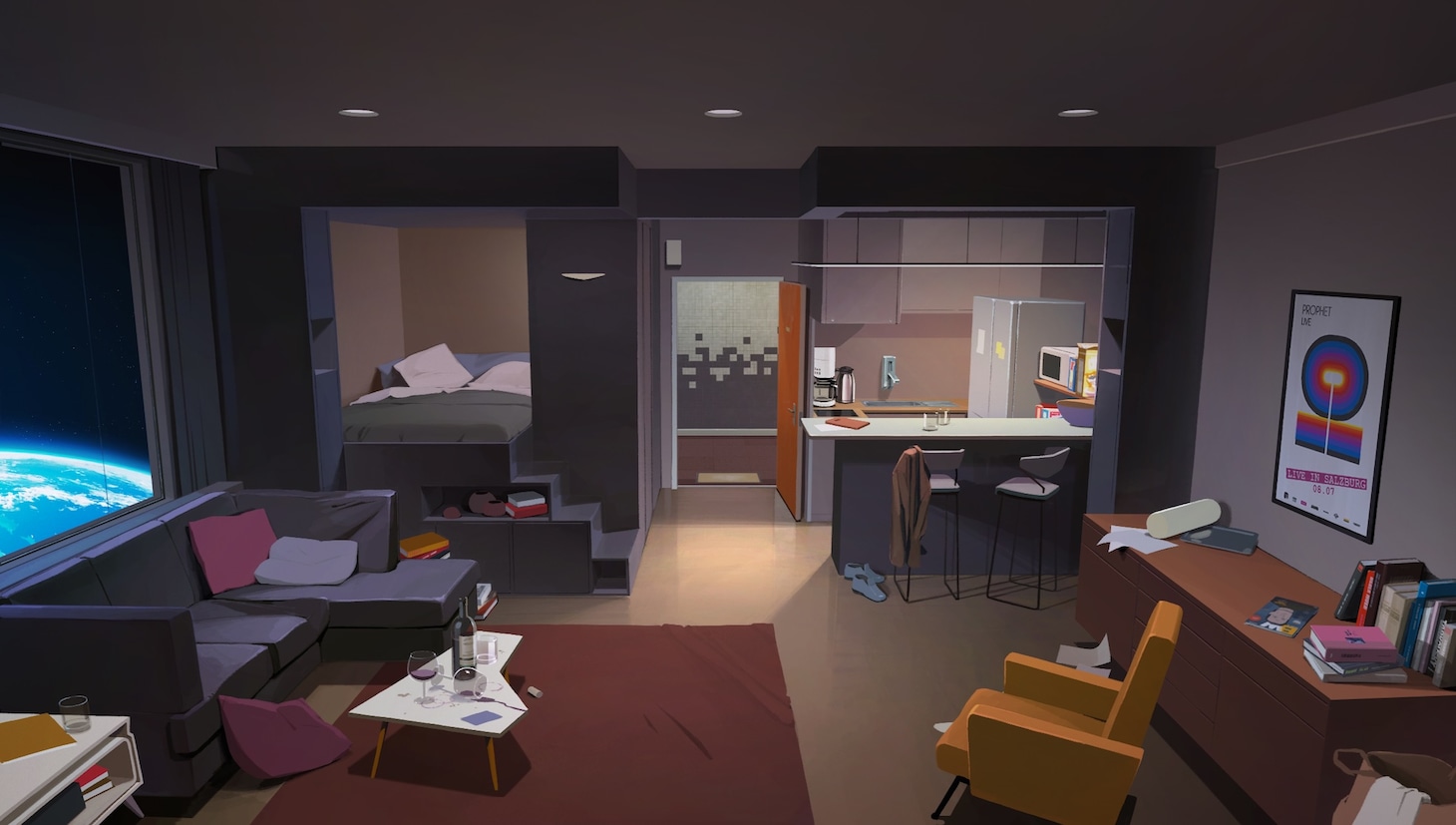 「マーズ・エクスプレス」背景美術にフォーカスを当てた特別カット