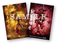 映画「射鵰英雄伝」入場者プレゼント第1弾のシャオ・ジャン（肖戦）トレーディングカード。郭靖が降龍十八掌を繰り出す様子がデザインされた