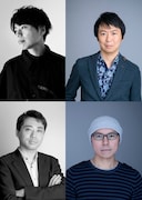 WORLD AI FILM FESTIVAL 2026 in KYOTOの審査員。左上から時計回りに和田亮一、櫻井大樹、乙一、齋藤優一郎
