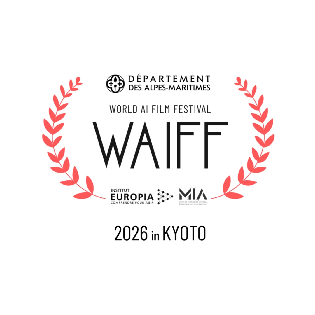 WORLD AI FILM FESTIVAL 2026 in KYOTOロゴ