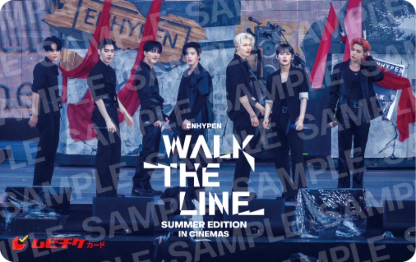 「ENHYPEN [WALK THE LINE SUMMER EDITION] IN CINEMAS」ムビチケカードA