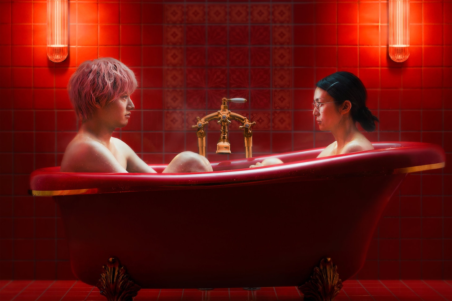 Netflix映画「余命一年、男をかう」ビジュアル