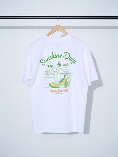田中律子 Sustainable Message Tシャツ Type Aの背面（税込1万1000円）
