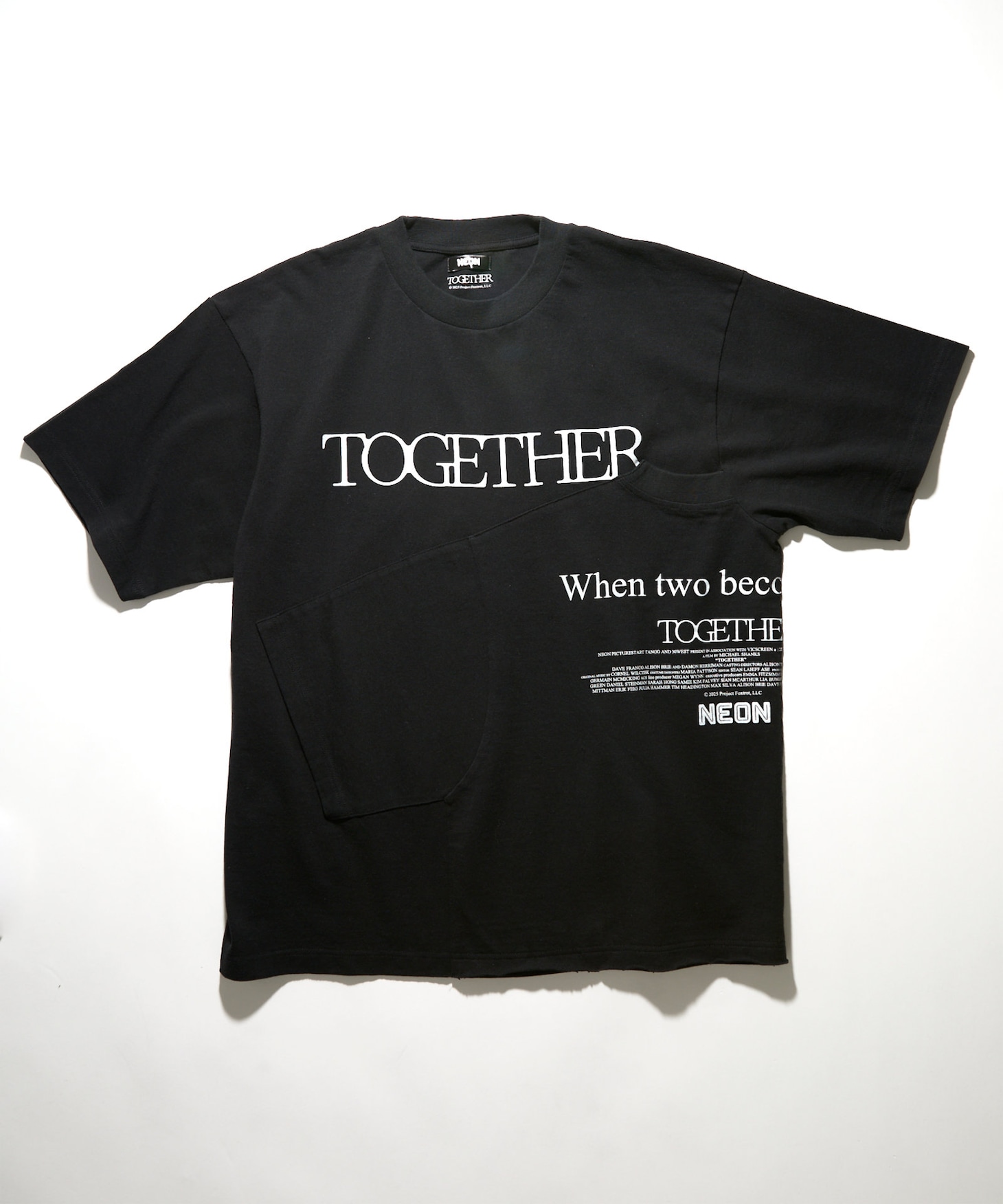 「トゥギャザー」ドッキング TEE（M / L / XL 税込11000円）