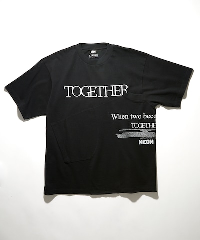 「トゥギャザー」ドッキング TEE（M / L / XL 税込11000円）