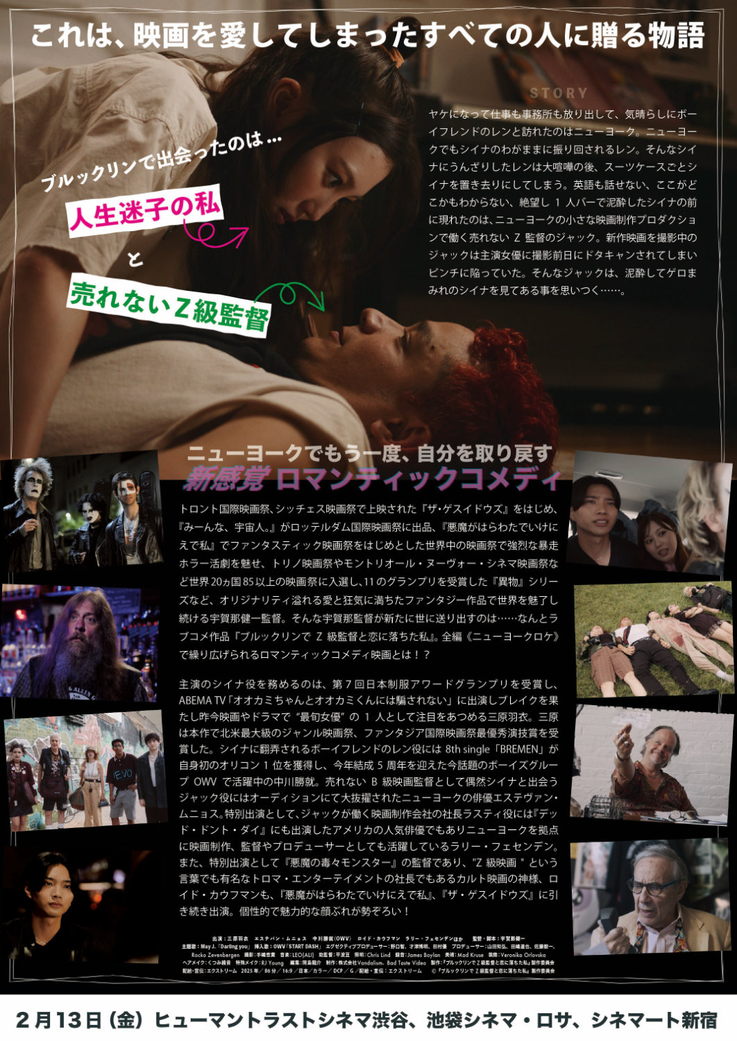 「ブルックリンでZ級監督と恋に落ちた私」チラシ裏