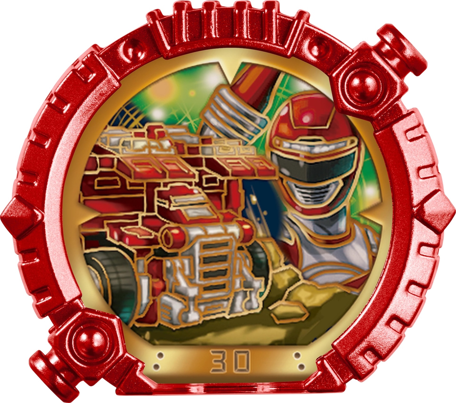 「ナンバーワン戦隊ゴジュウジャーVSブンブンジャー」Blu-ray / DVD特別版に封入されるDXセンタイリング（ボウケンレッド）