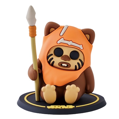 「Happyくじ / STAR WARS 『EWOKS』」B賞のウィケットラバーフィギュアイメージ
