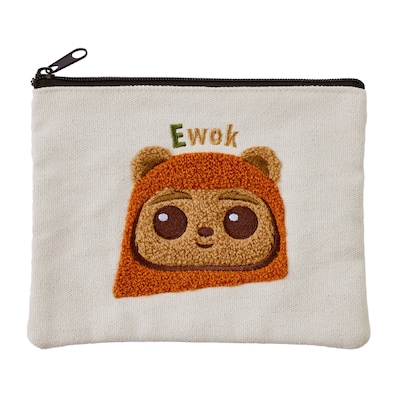 「Happyくじ / STAR WARS 『EWOKS』」D賞の刺繍ポーチイメージ