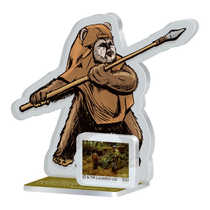 Happyくじ / STAR WARS 『EWOKS』」F賞のアクリルスタンドイメージ