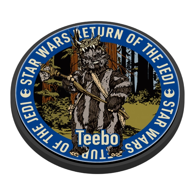 「Happyくじ / STAR WARS 『EWOKS』」G賞のラバーコースターイメージ