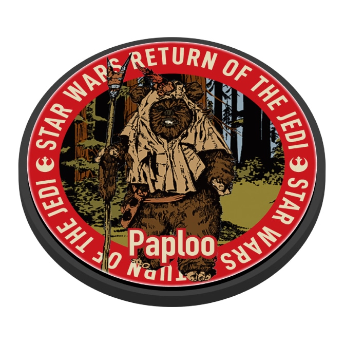 「Happyくじ / STAR WARS 『EWOKS』」G賞のラバーコースターイメージ