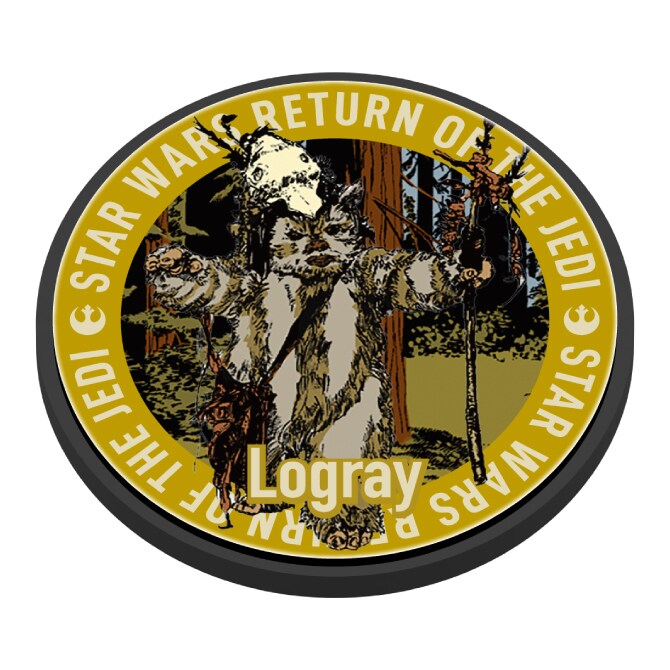 Happyくじ / STAR WARS 『EWOKS』」G賞のラバーコースターイメージ